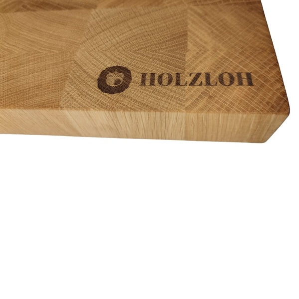 Stirnholz-Schneidebrett Eiche 40x30cm x 25mm